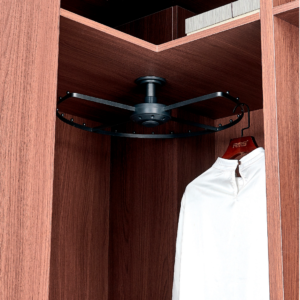 Top Mounted Rotating Clothes Rack