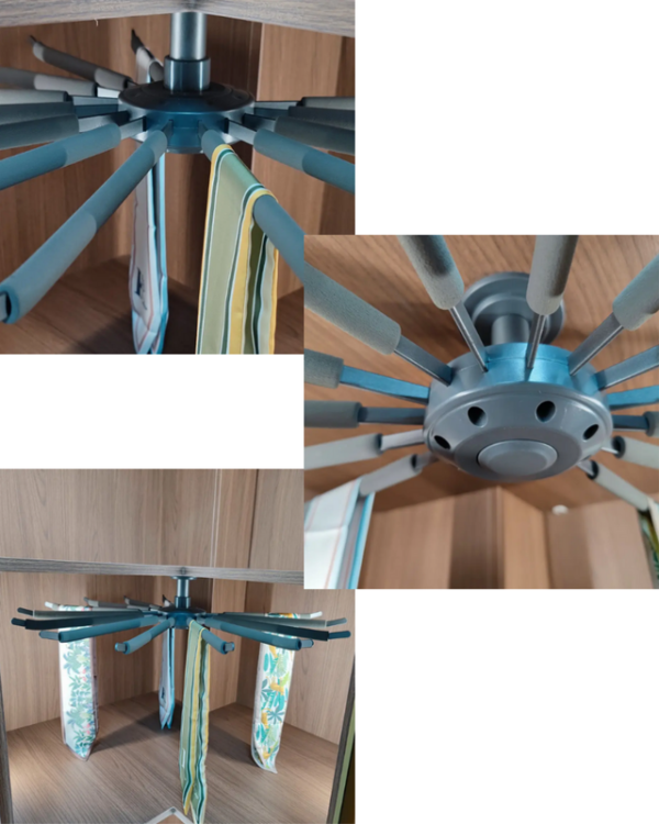 Top Mounted Rotating Pants Rack - Image 2
