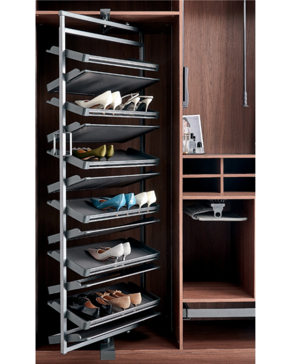 Rotating Shoe Rack