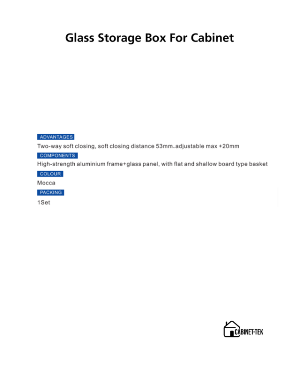 Glass Storage Drawer - Image 3