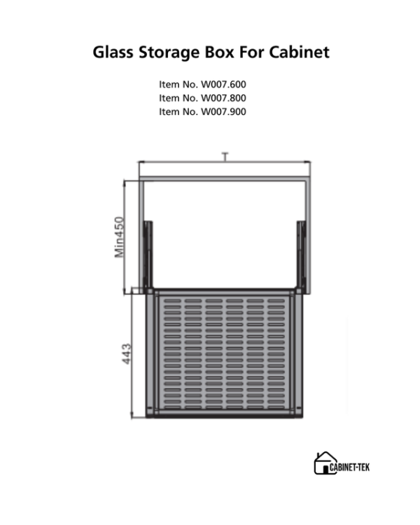 Glass Storage Drawer - Image 4