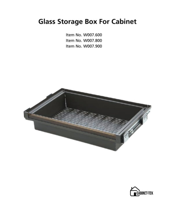 Glass Storage Drawer - Image 2